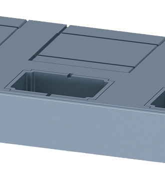 Tapa frontal, conexión principal de 3 polos, 2 uds., montaje fijo, accesorio