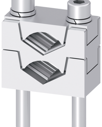 Borne prisma doble 2 × 150-185 mm², para tamaño NH3, con conexión por tornillo