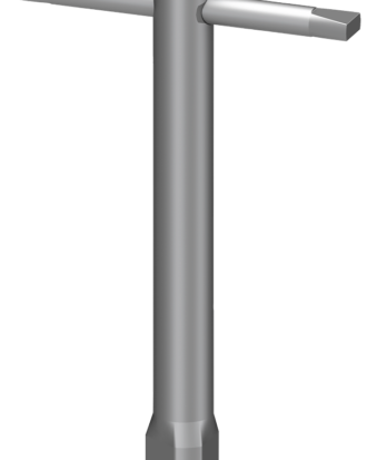 Llave triangular para interruptor de seguridad RFID 3SE64 con desenclavamiento para escape
