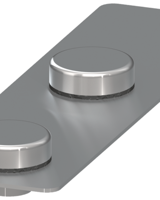 Chapa protectora de aluminio como panel para actuador RFID 3SE64
